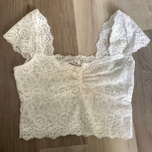 Abercrombie Lace Crop Top
